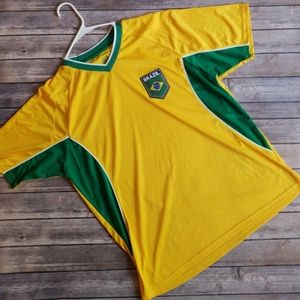 Polyester Brazil jersey/shirt lightweight XL